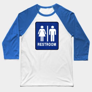 Restroom Baseball T-Shirt